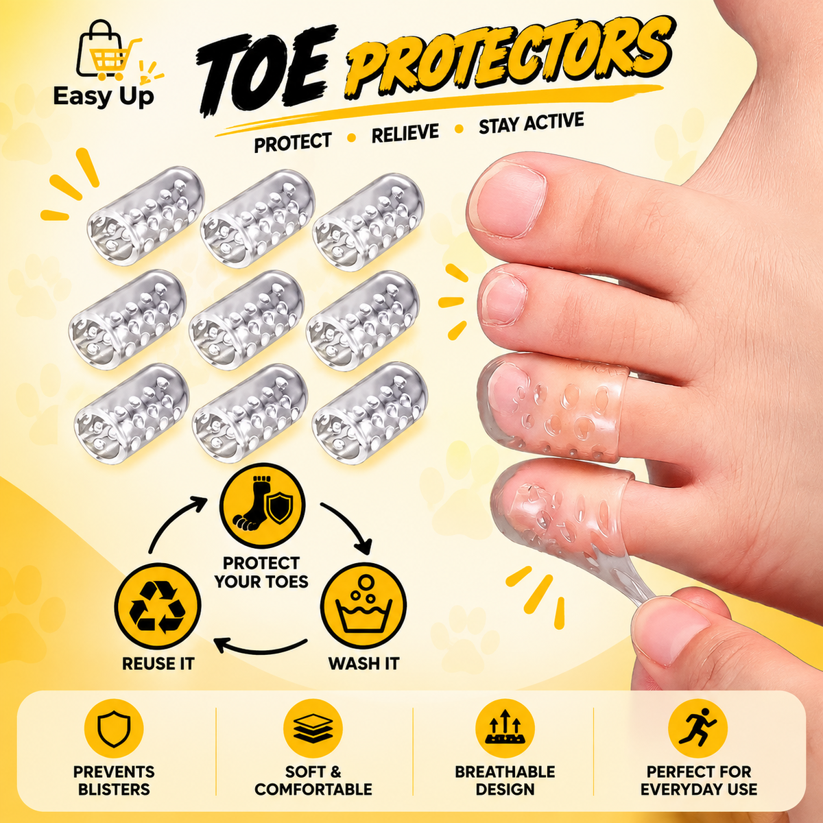 EasyUp Toe Protectors