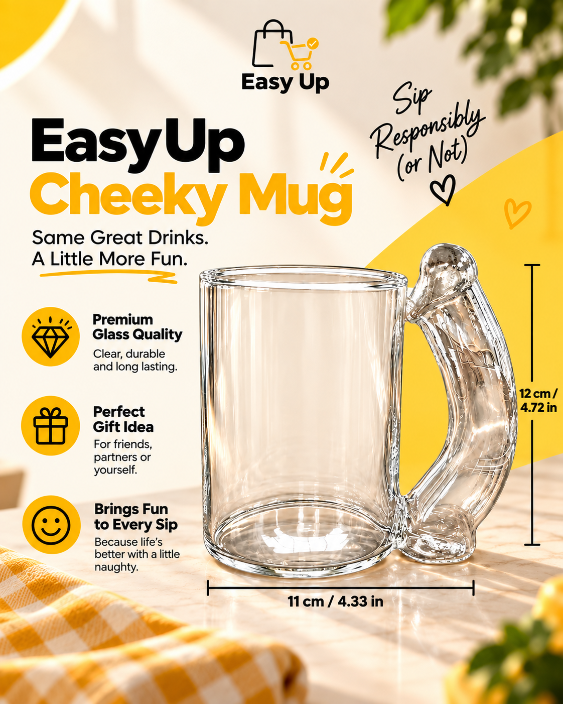 EasyUp Cheeky Mug