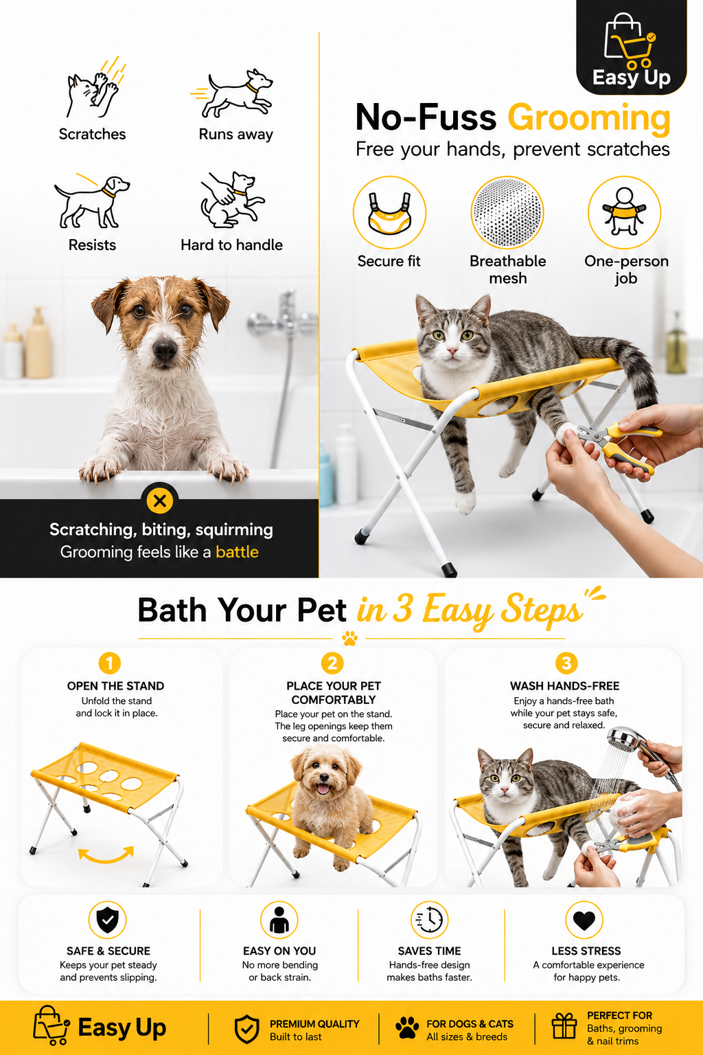 Advanced Pet Grooming Stand